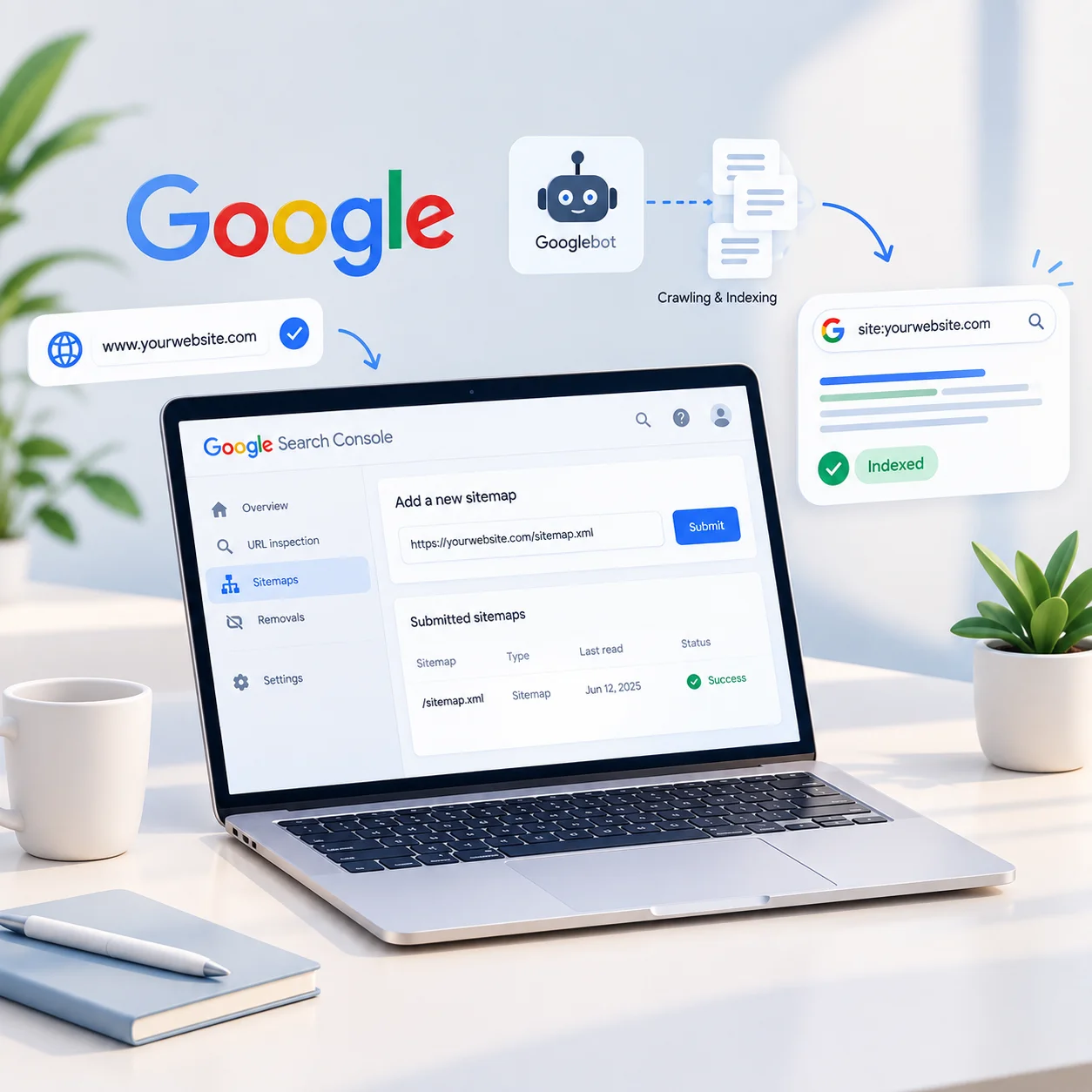 ثبت سایت در گوگل با Google Search Console